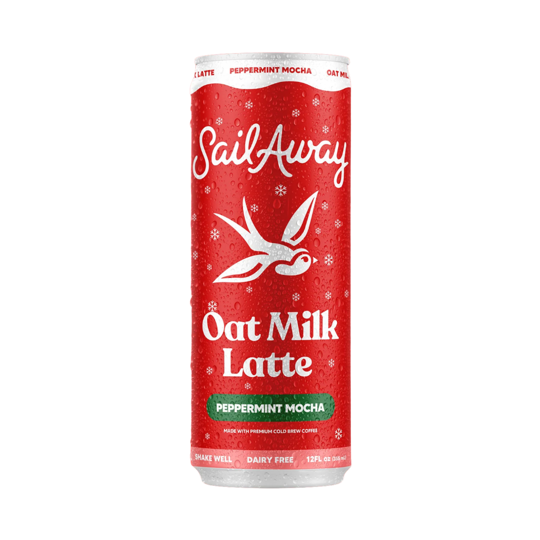 Cold Brew Oat Milk Latte Peppermint Mocha