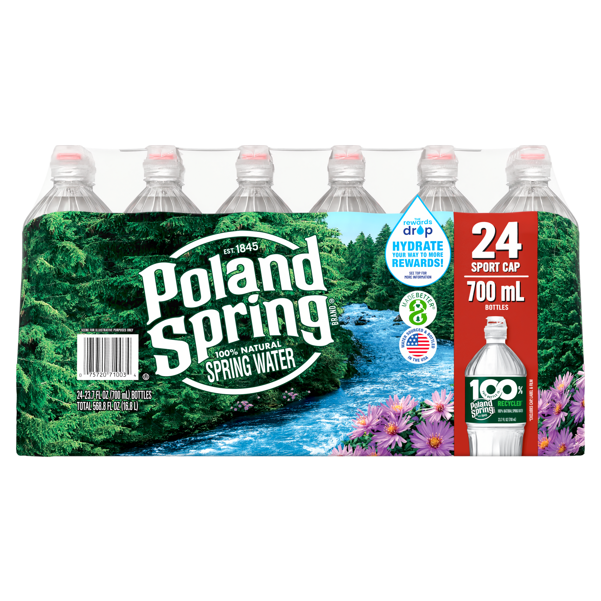 Poland Spring Water Cap