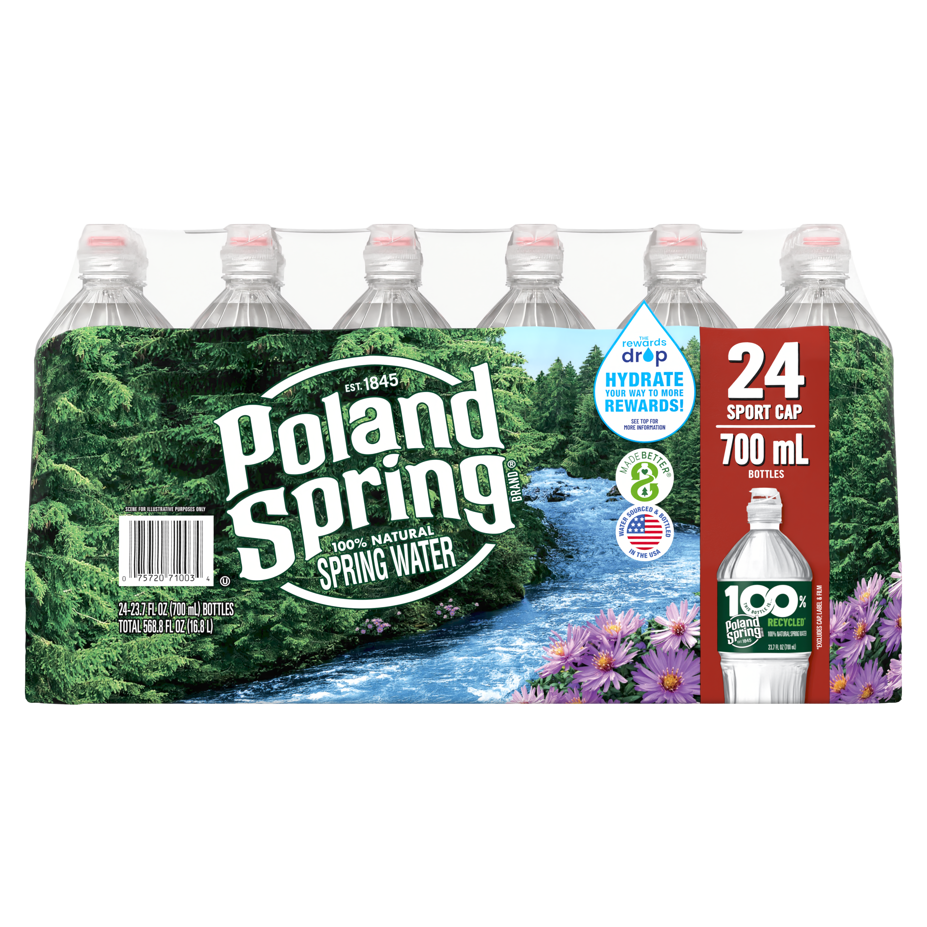 Poland Spring Water Cap