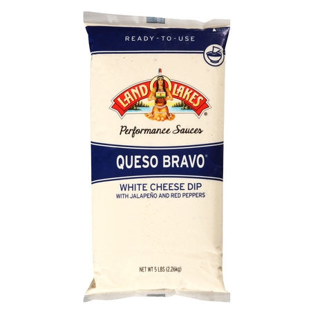 Queso Bravo White Cheese Dip With Jalapenos