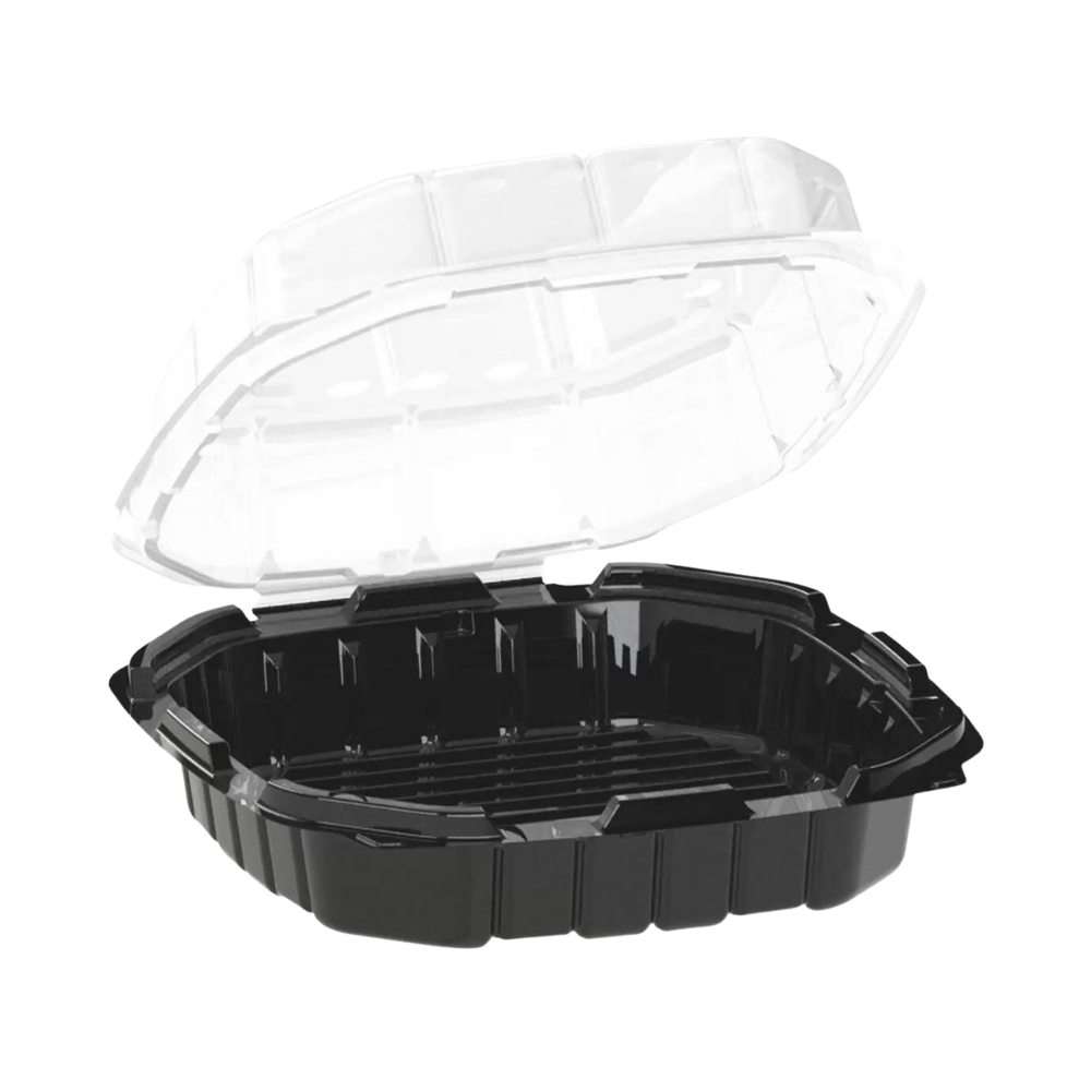 9X9 Hinged Polypropylene Container