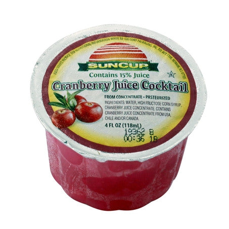 Cranberry Juice Cocktail Frozen 4oz Cup