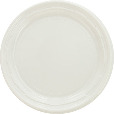 7 Inch White Plastic Plate
