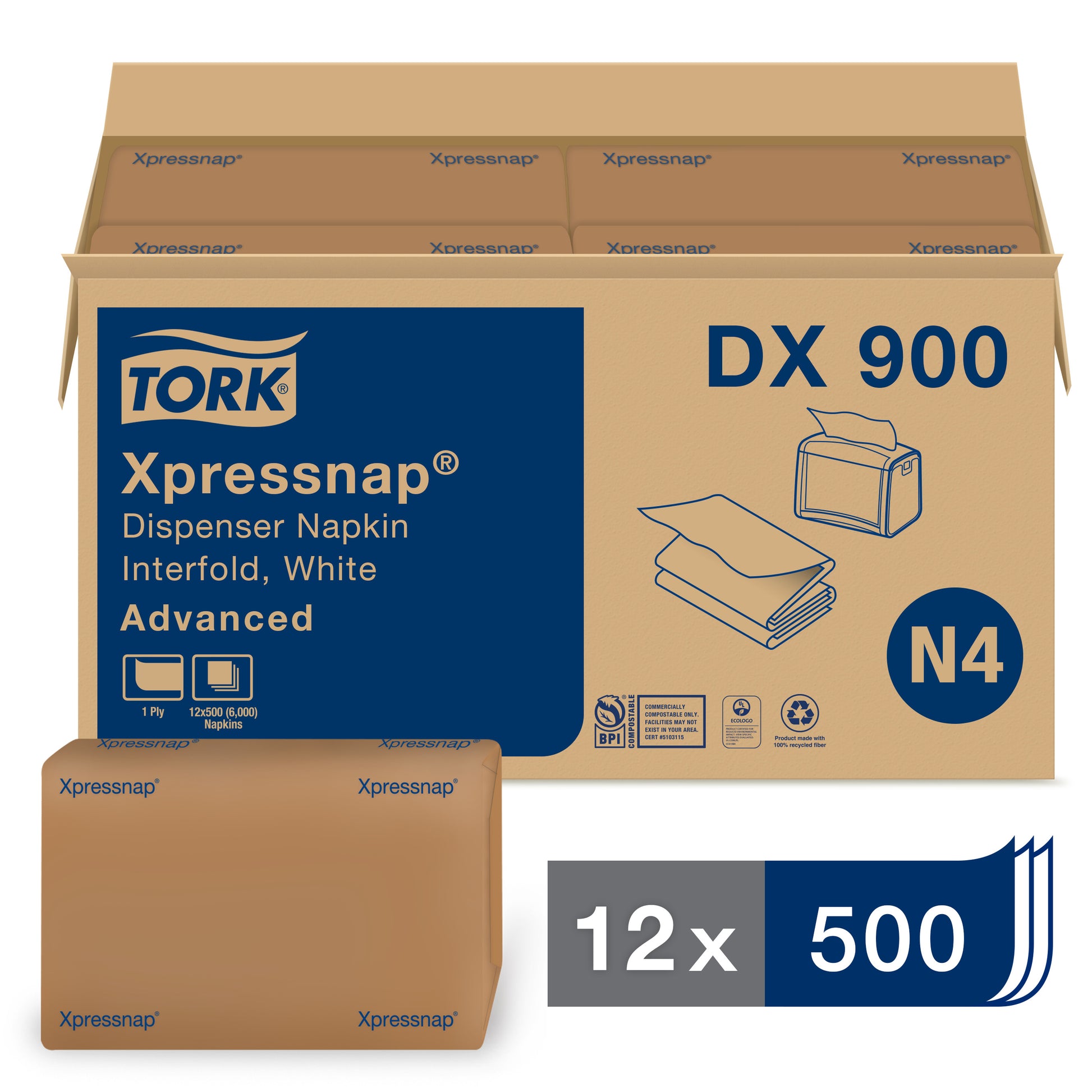 * White Xpressnap Napkins