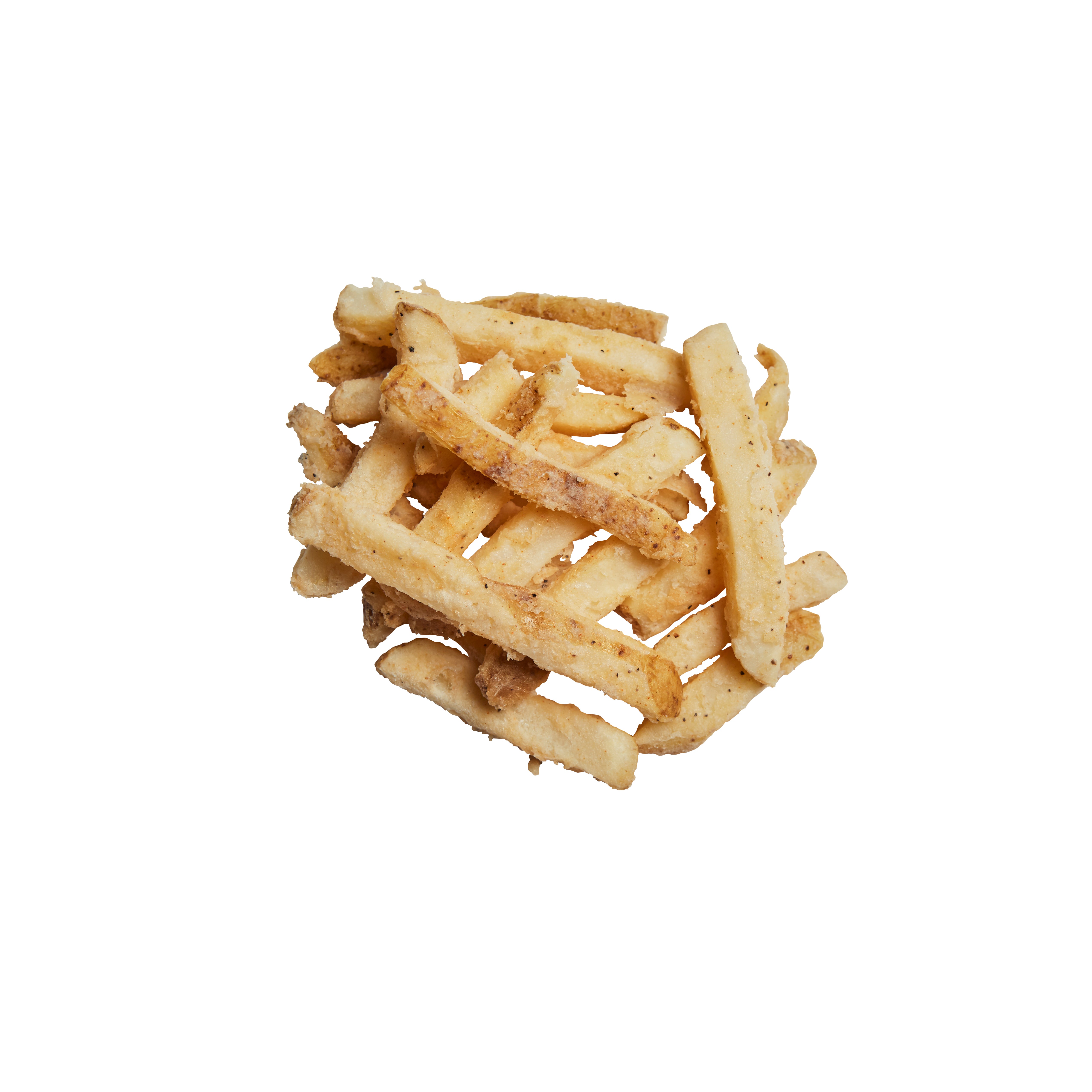 * 3/8 Inch Skin-On Seasoned Jersey Fries