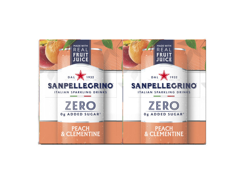 Zero Sugar Peach Sparkling Drink