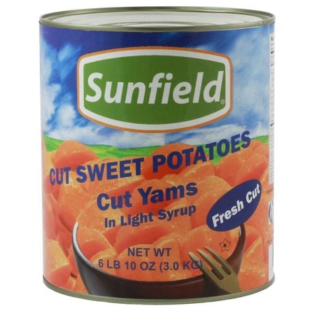 Cut Sweet Potatoes