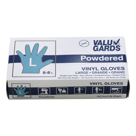 Gloves Vinyl Powdered Large