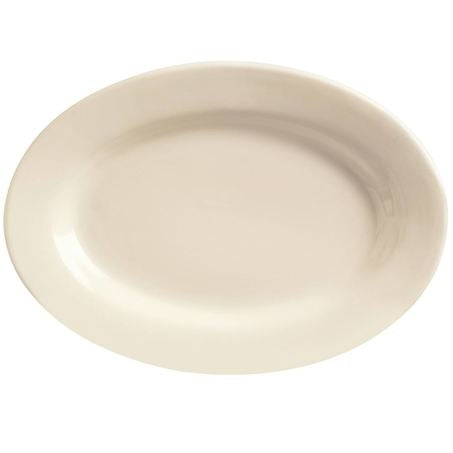Cream White Platter 15.5x10in
