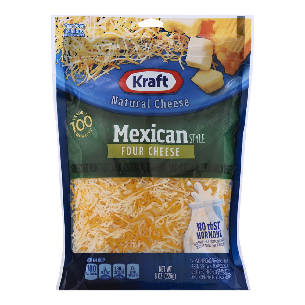 Shredded Mexican Four Cheese Blend