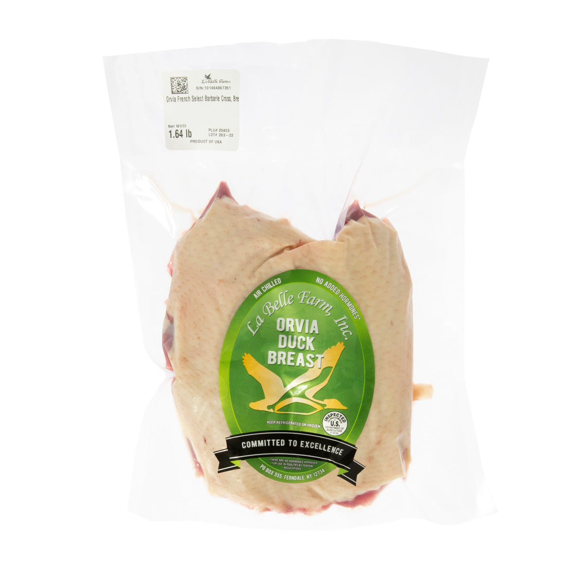 Air Chilled Double Lobe Orvia Duck Breast