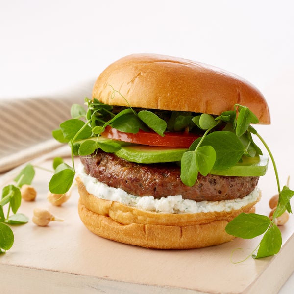 * Plant Based Burger Brick