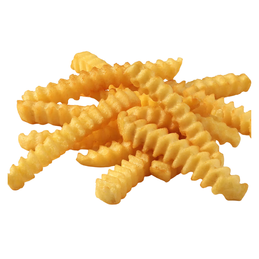 3/8 Inch Crinkle Cut Yukon Concertina Fries