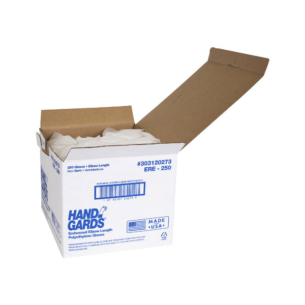 Polyethylene Elbow Length Clear Gloves