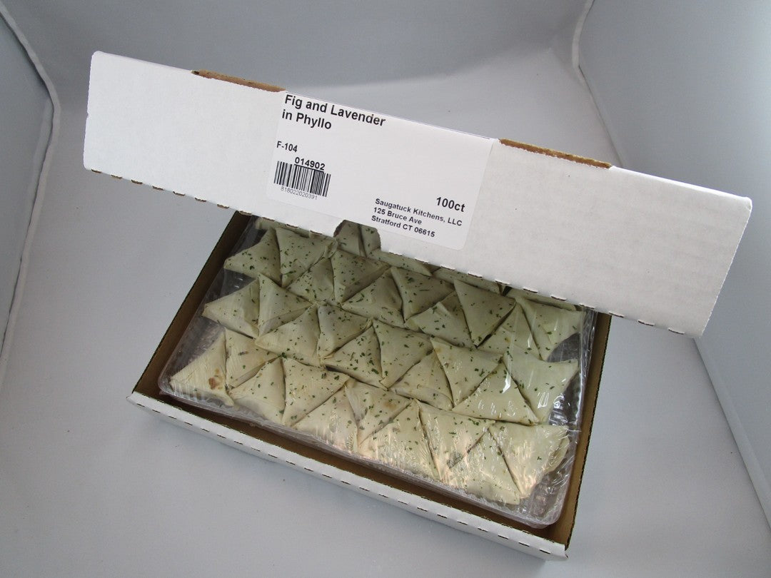 Fig & Fontina in Phyllo Triangle