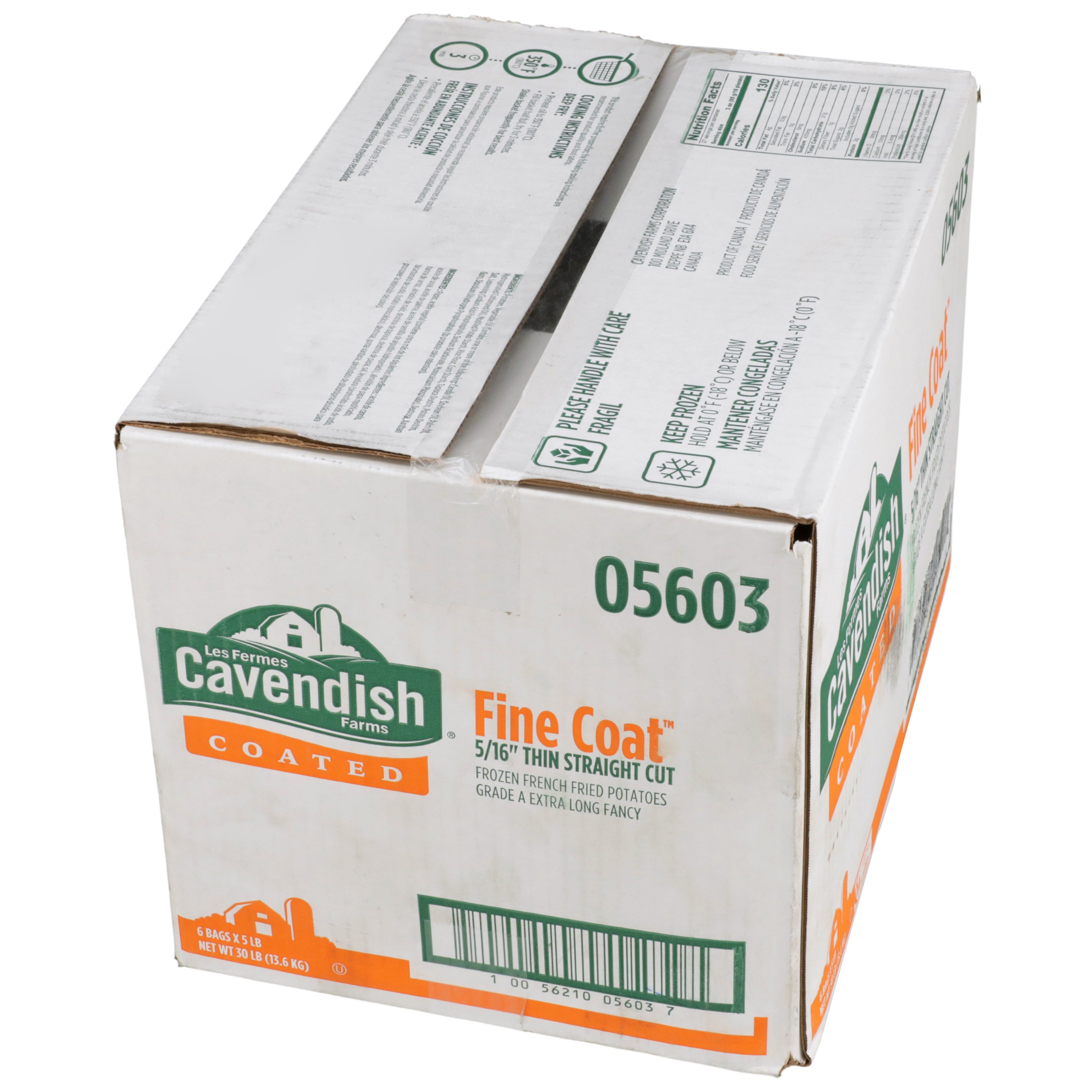 5/16 Inch Fine Coated Thin Cut Fries