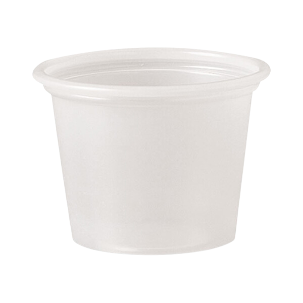 Clear Plastic Souffle Cup 1oz