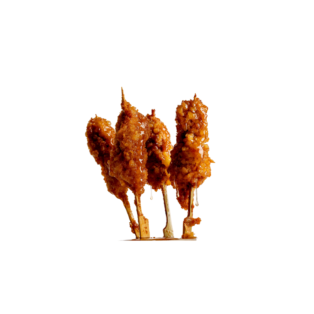 Nashville Hot Chicken & Waffle Skewer