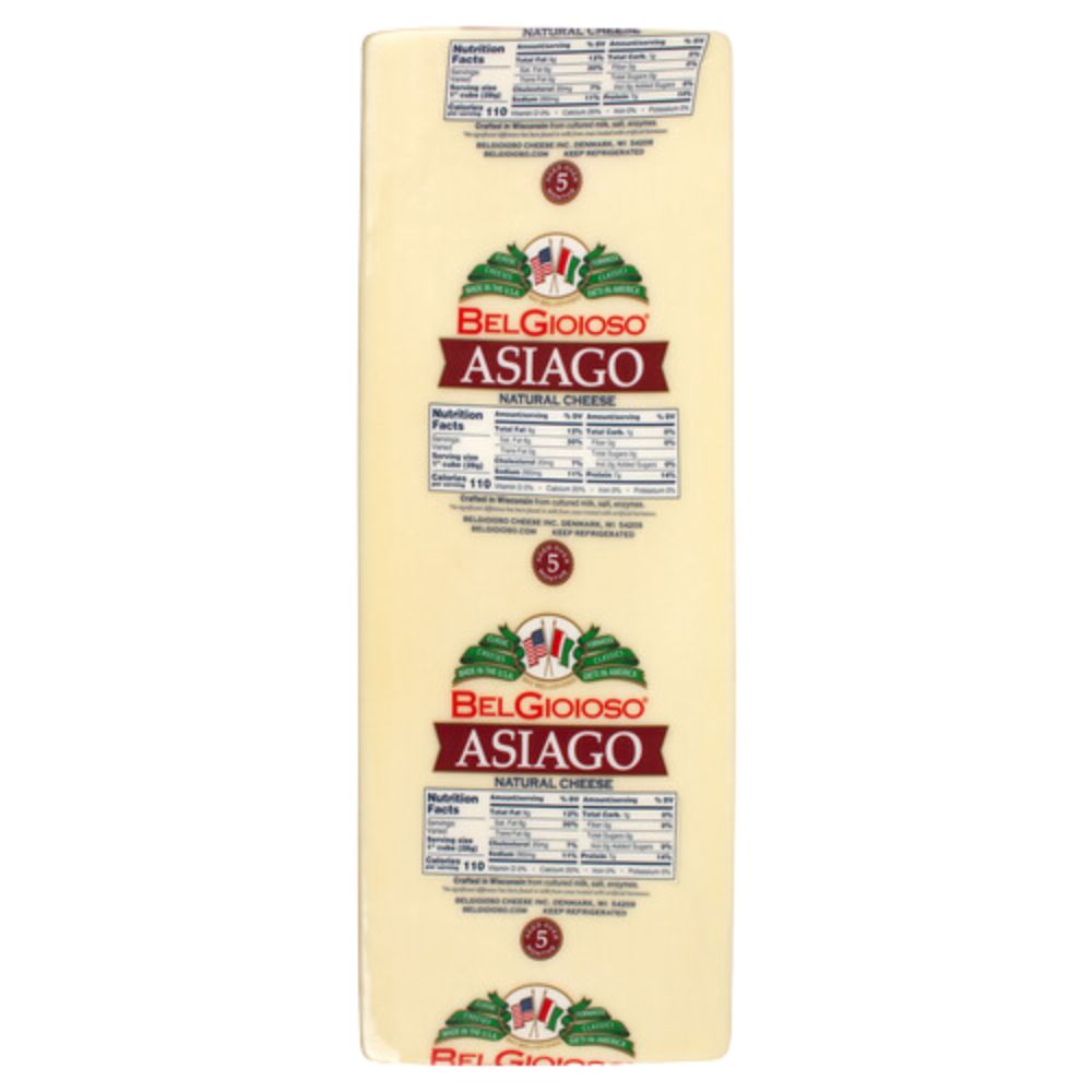 Deli Cut Asiago Cheese