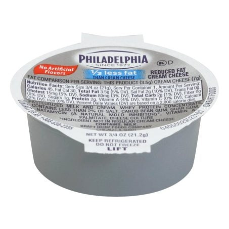 * Lite Cream Cheese Cups