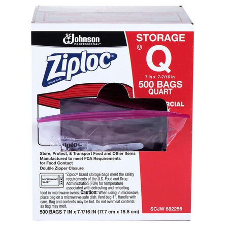 Resealable Quart Size Bags