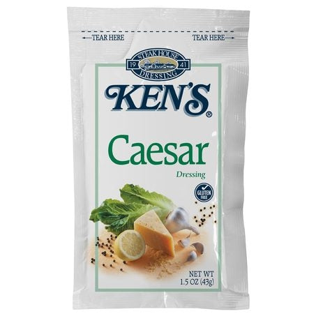 * Caesar Dressing Packets