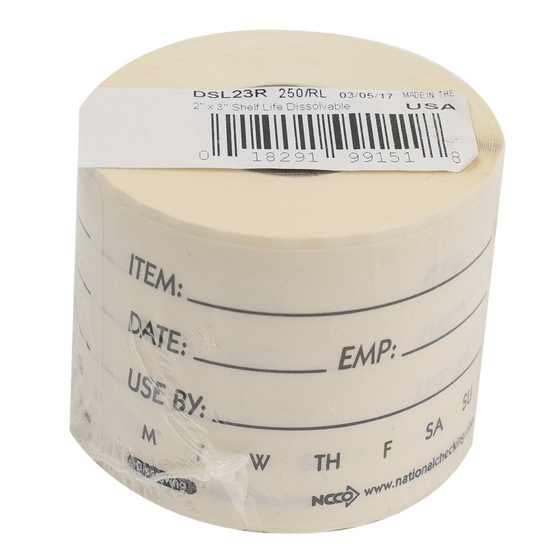 Life/Rota Dissolveable Shelf Labels