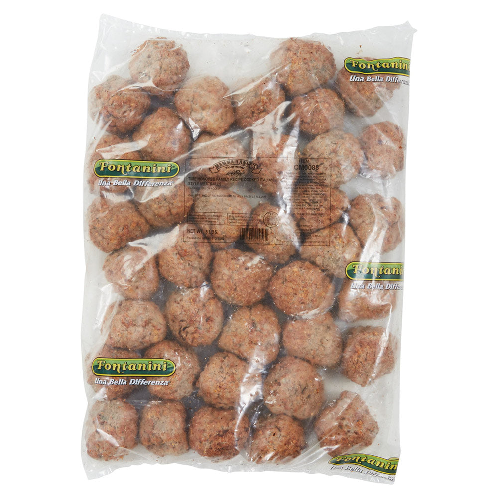 * 2oz Cooked Italian Gourmet Meatball