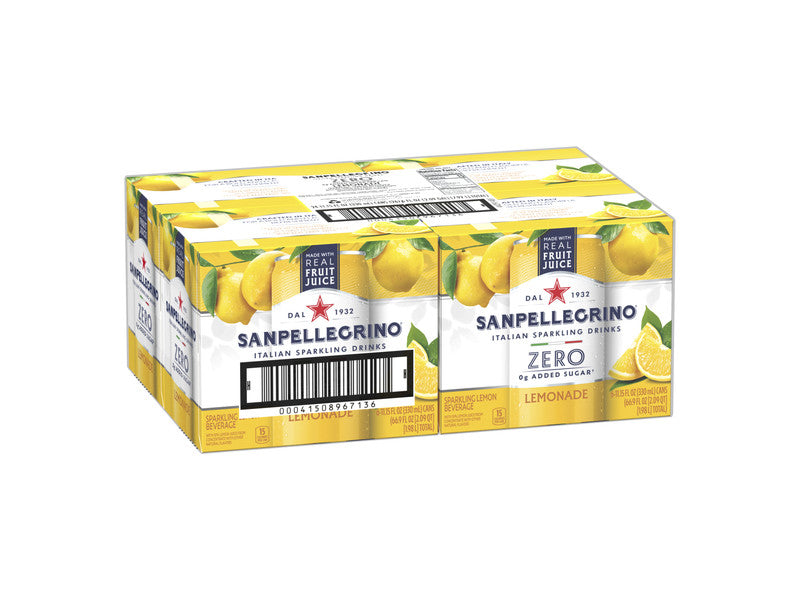 Zero Sugar Sleek Can Lemon Soda