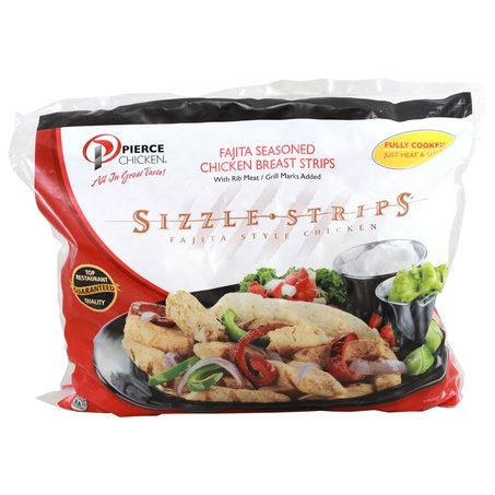 * Fajita Seasoned Chicken Breast Strip