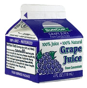 Grape Juice 4oz Carton