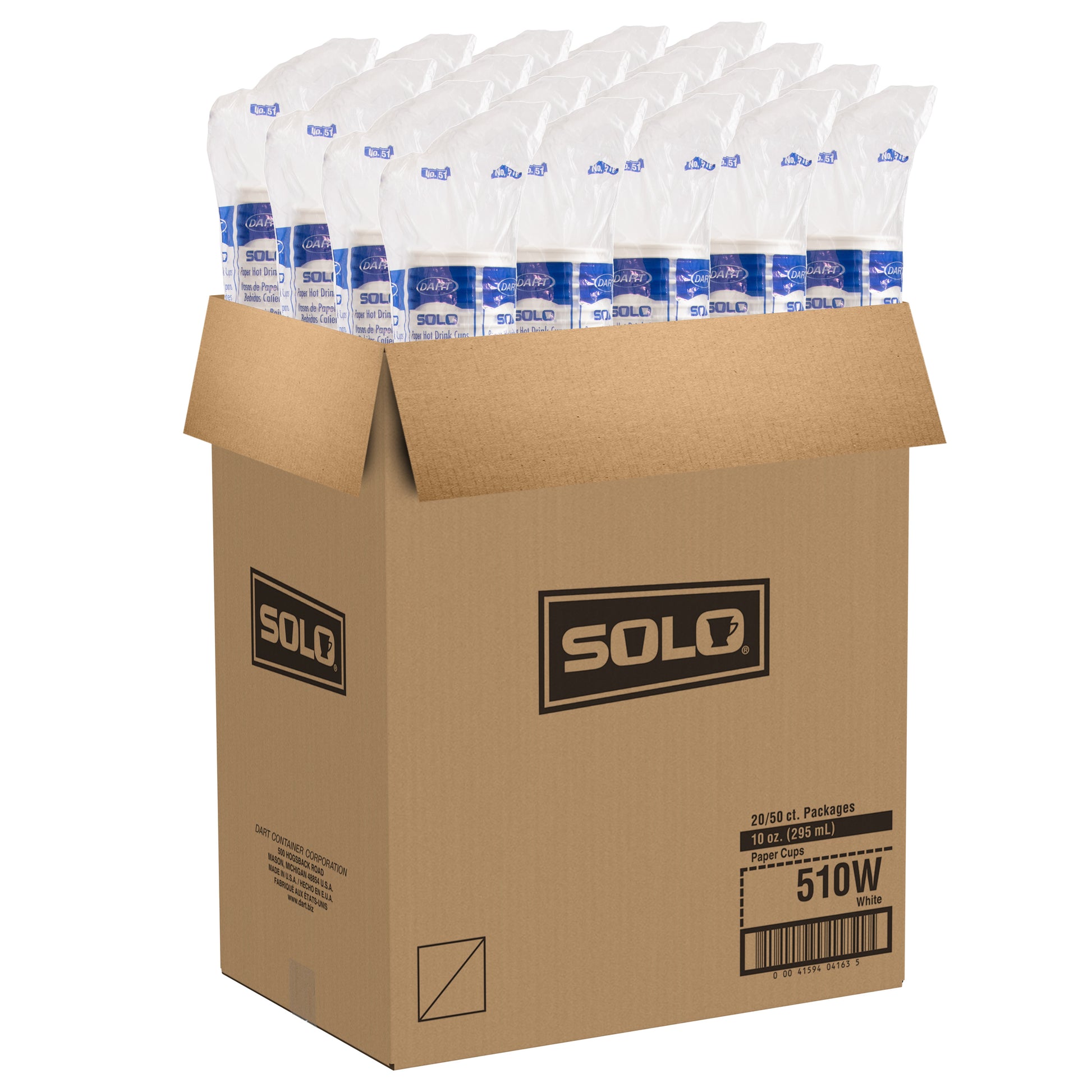 10oz White Paper Hot Cup
