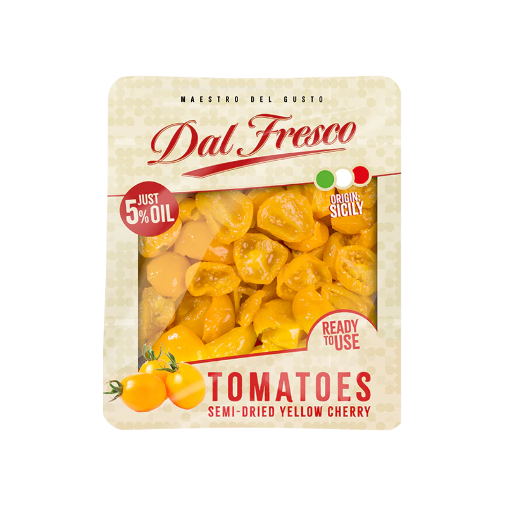 Semi-Dried Yellow Tomatoes in Sunflower Oil