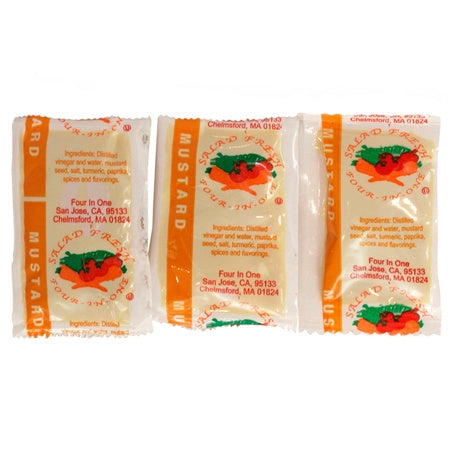 Yellow Mustard Packets