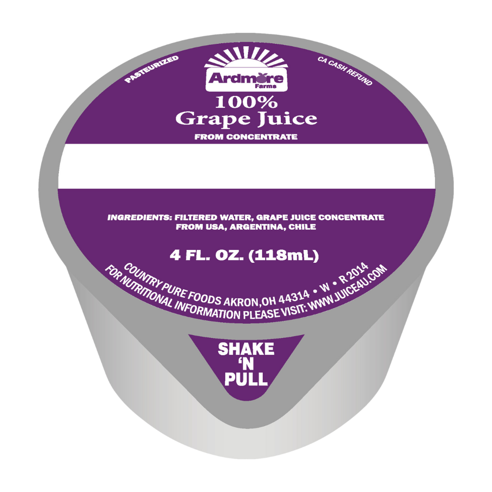 4oz Grape Juice Cup