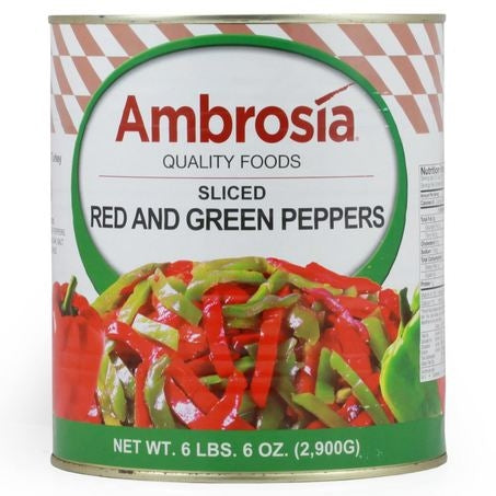 Red And Green Pepper Strips
