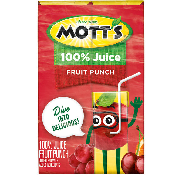 * 100% Fruit Punch Brick Pack 6.75oz