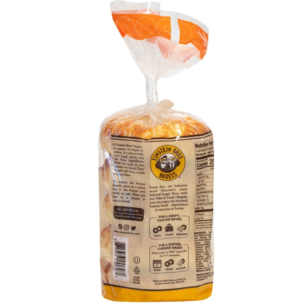 Asiago Bagels Take & Toast