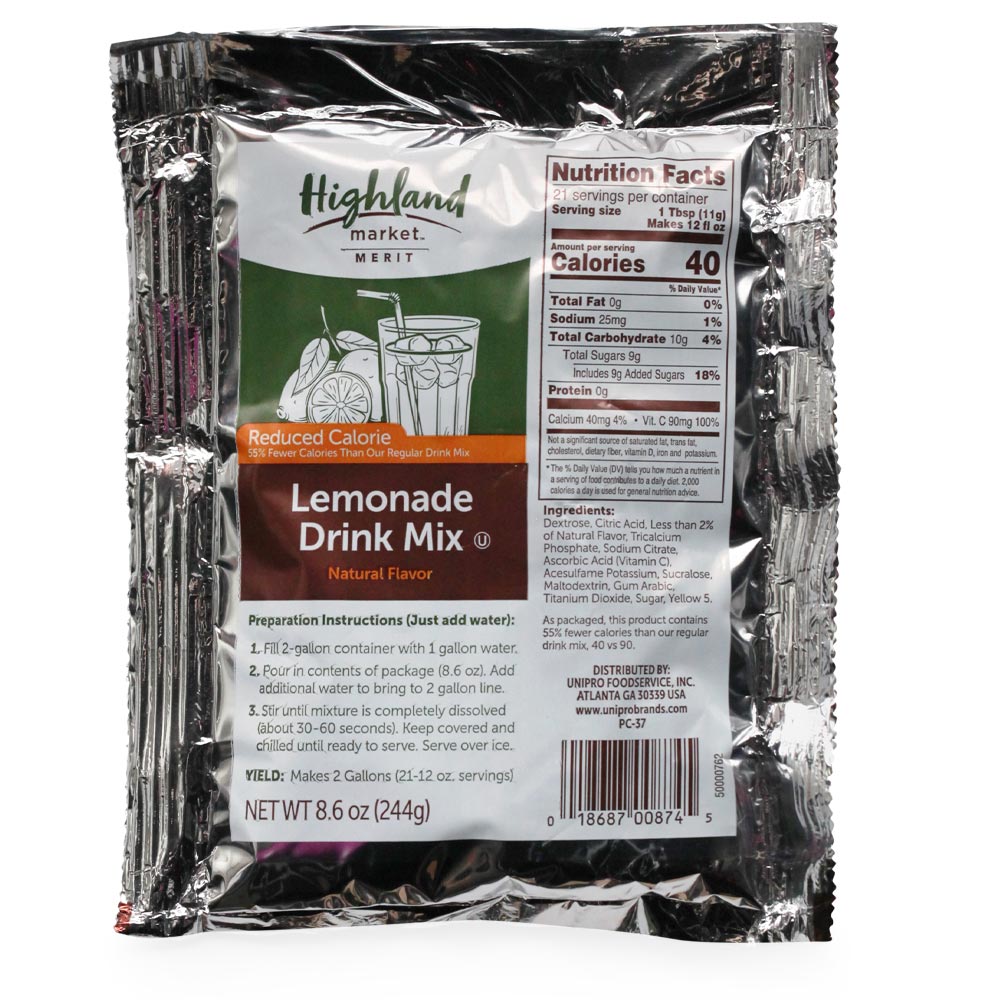 Lemonade Mix Reduced Calorie
