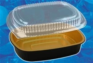 Black & Gold Large Container with Lid