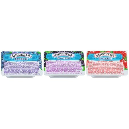 Sugar Free Assorted Jam Cups