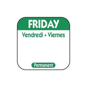 Friday 1 Inch Removable Labels