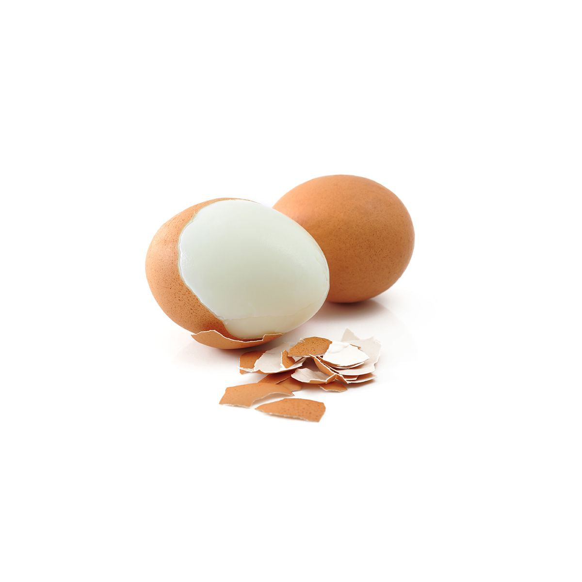 Peeled Hardboiled Eggs