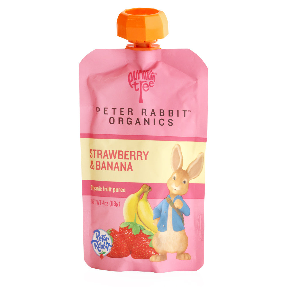 Organic Strawberry & Banana Puree
