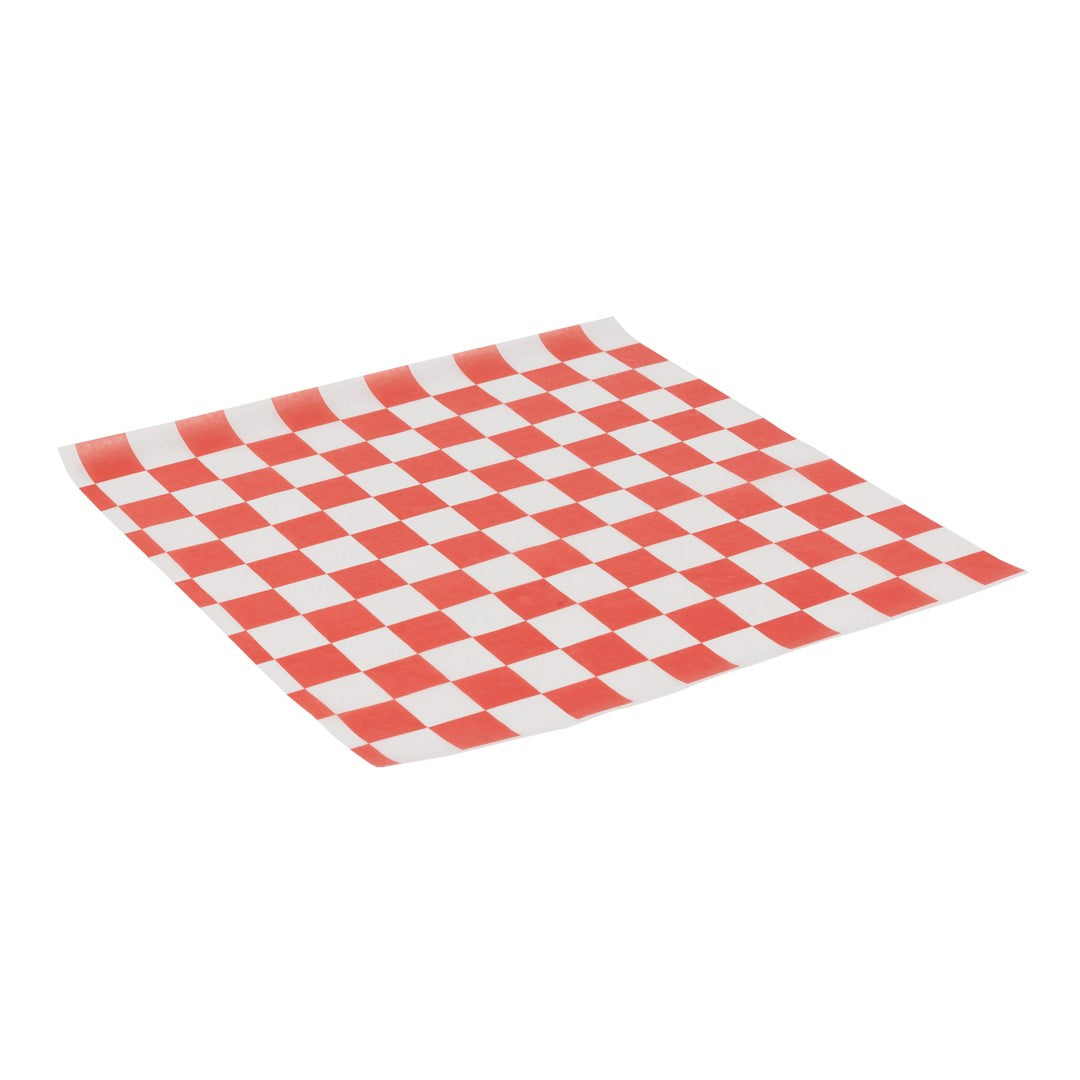 Red Checkerboard Wax Paper