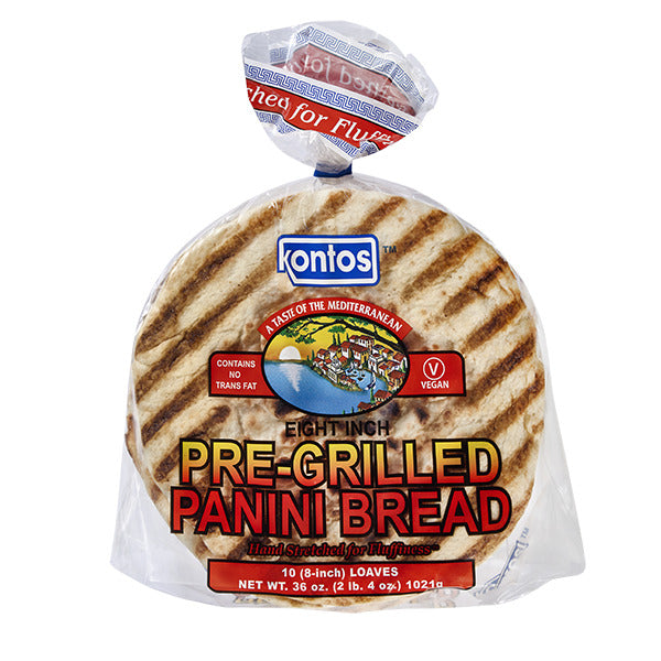 Pre-Grilled Panini Bread 8 Inch