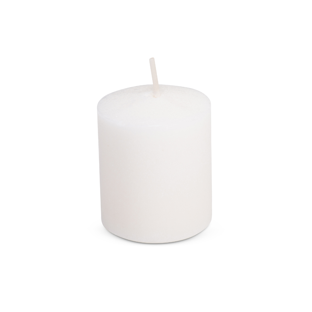 15 Hour White Votive Candle