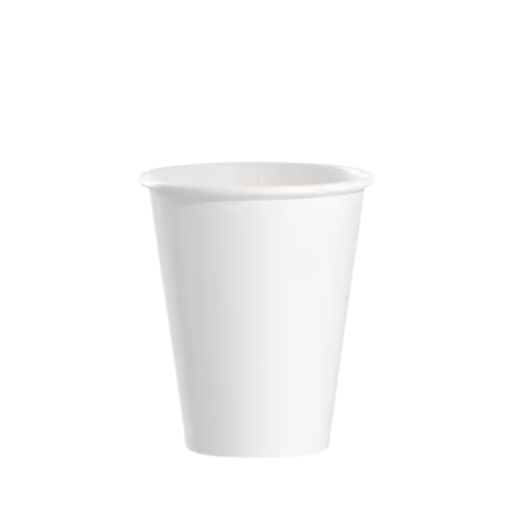 8oz White Paper Hot Cup