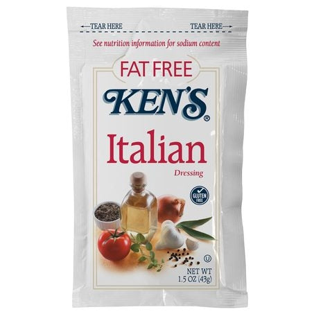 * Fat Free Italian Dressing Packets