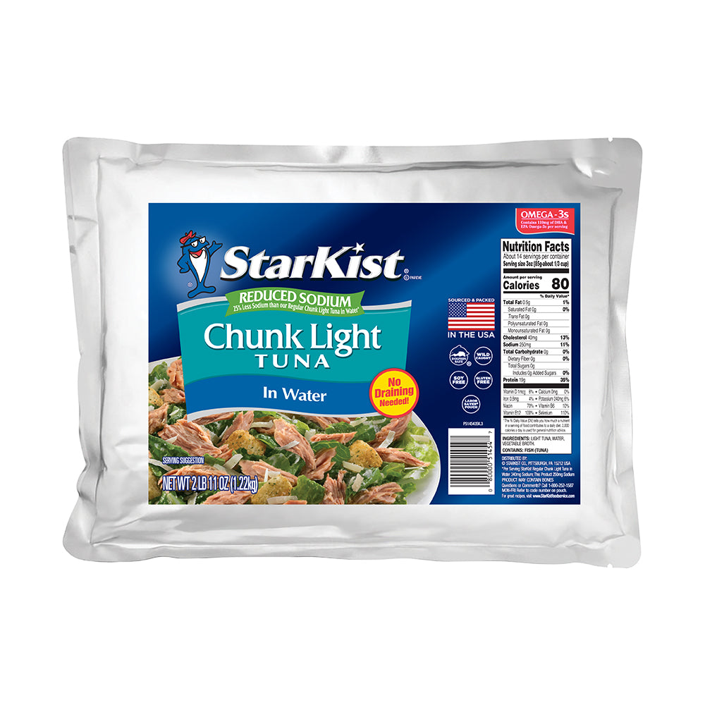 Low Sodium Tuna in a Pouch